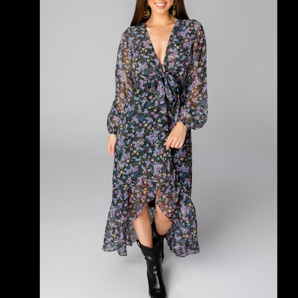 Buddy Love - High Low chiffon dress - XS